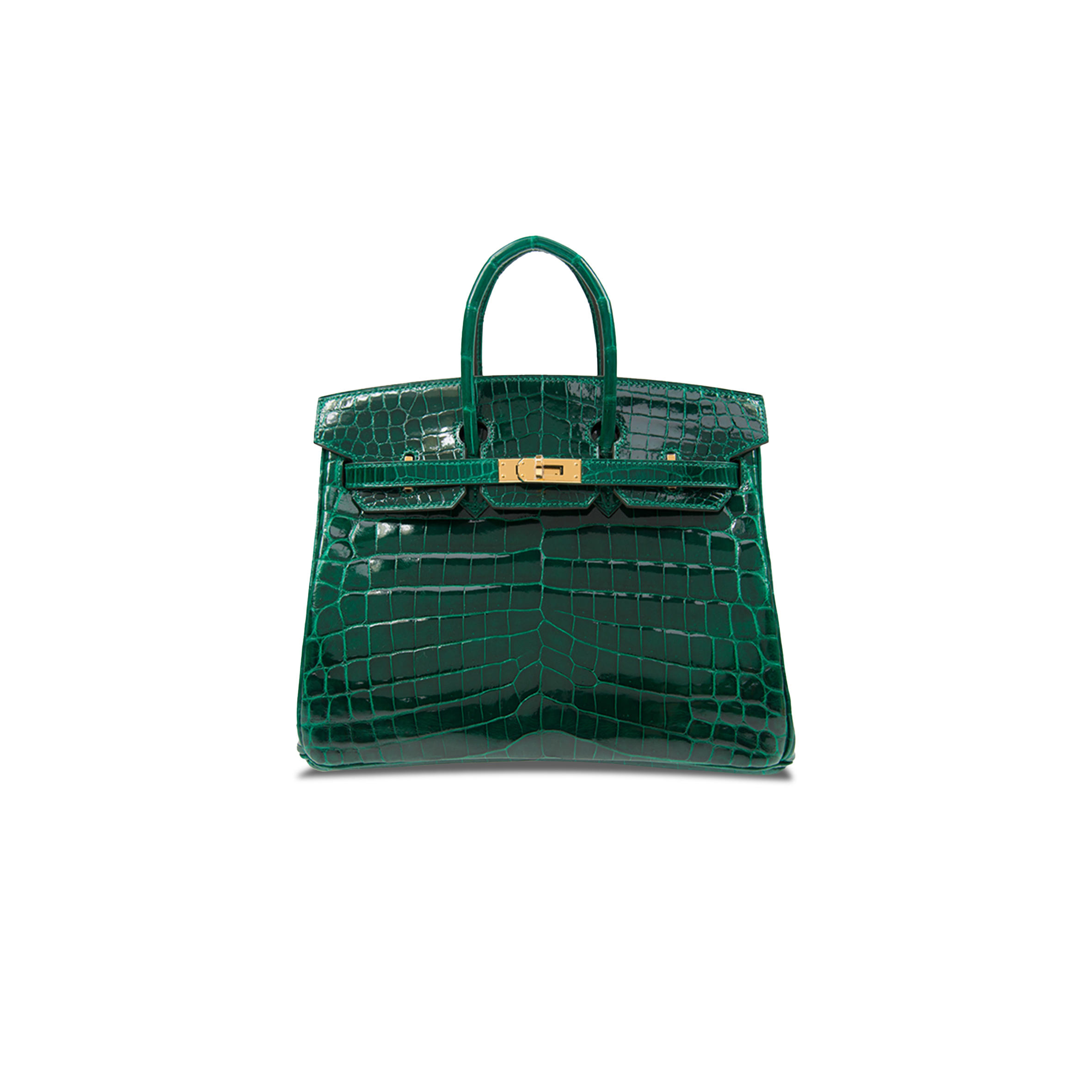 H**mes master birkin 25 emedal top handle bag bagbk256qscrocogpn (25*20*13cm)